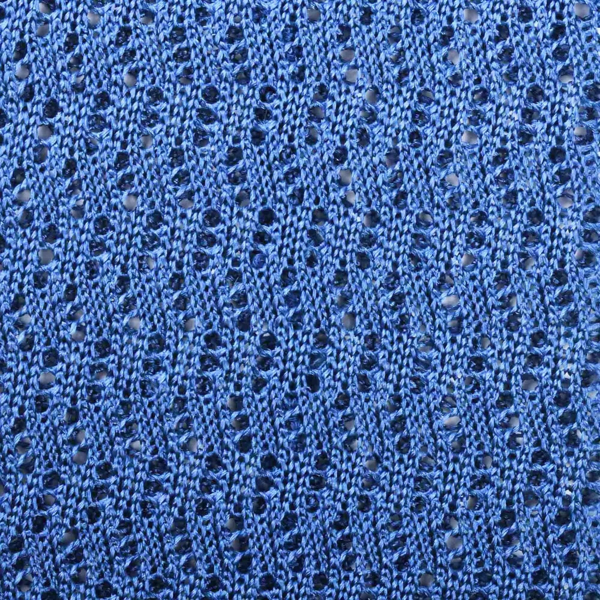 Sera  Fine Silk - Sky Blue Grenadine Silk Tie