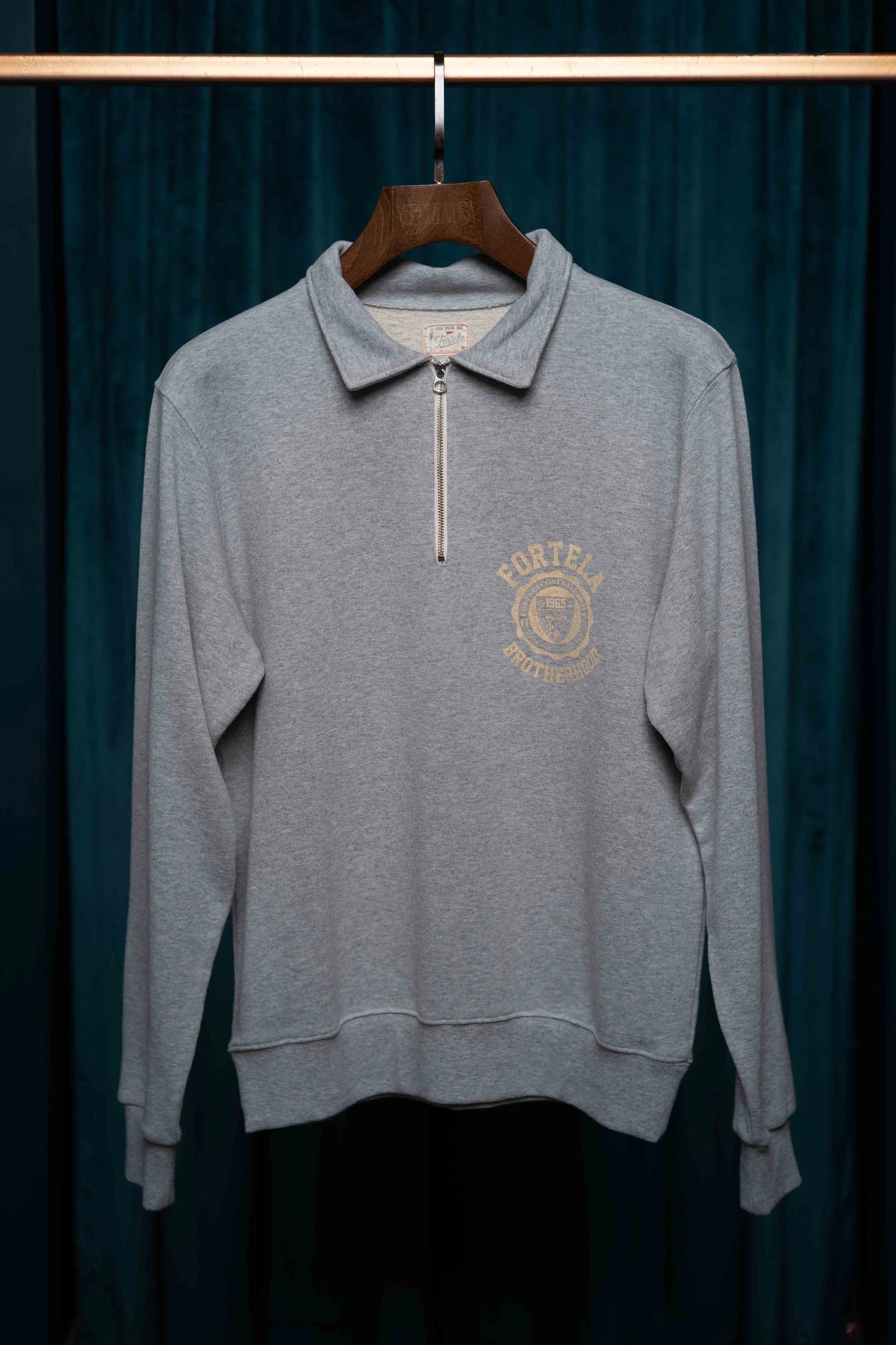 Fortela  - Yale Quarter Zip College Jumper