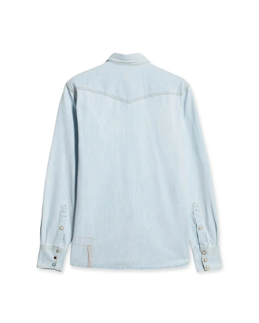 Fortela - Texan Denim Shirt - D200 (Faded Wash) Fortela