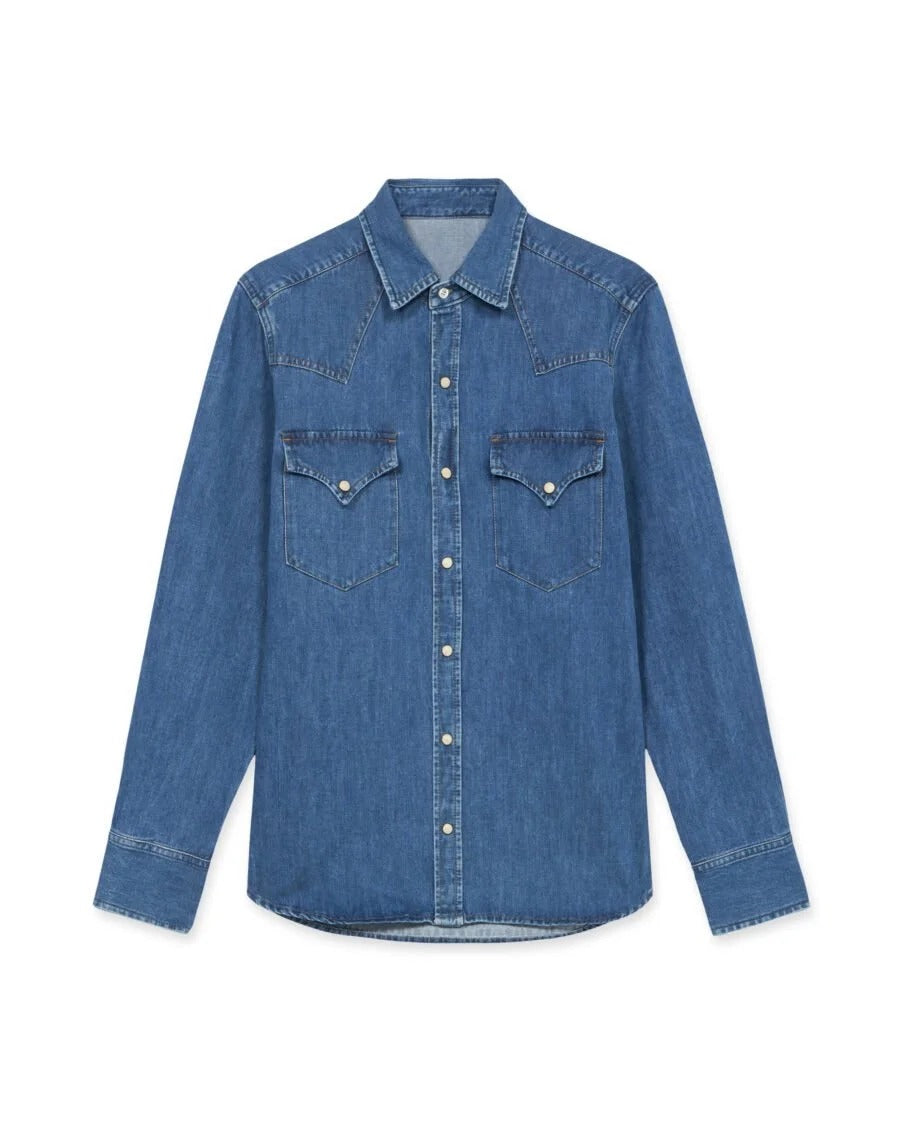Fortela - Texan Denim Shirt - D310 (Light Stone Washed)