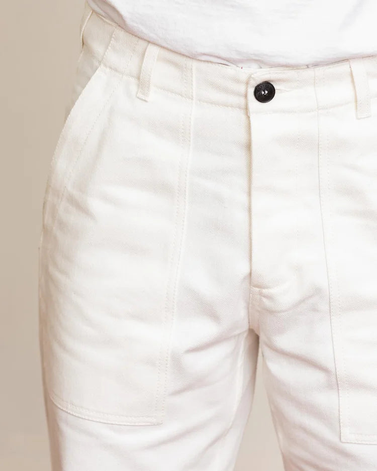 Fortela - New Fatigue Trousers - White Fortela