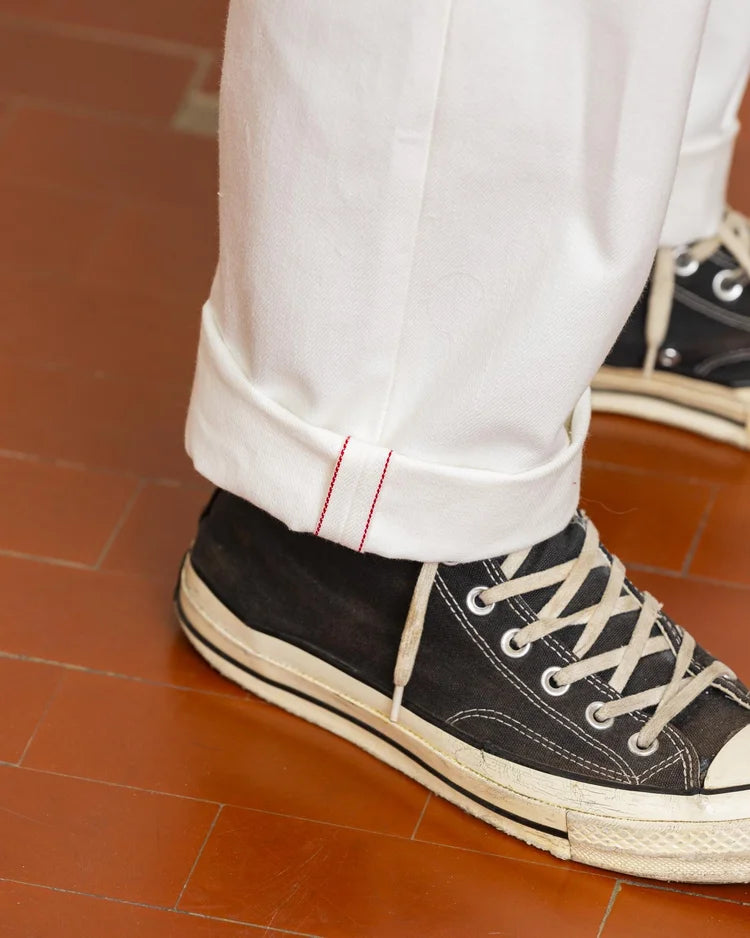 Fortela - New Fatigue Trousers - White Fortela