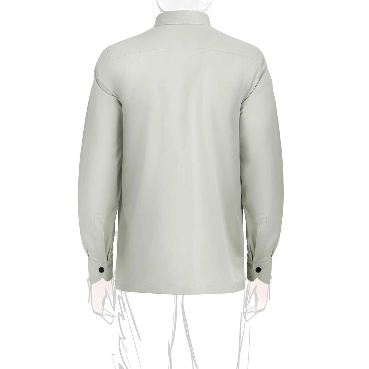 Rubinacci - Cotton Safari Jacket - Ice White Rubinacci