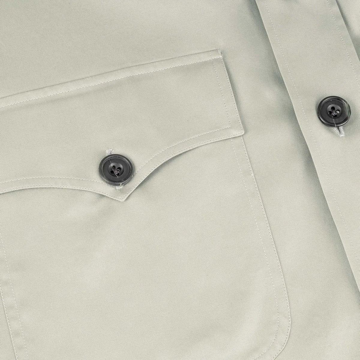 Rubinacci - Cotton Safari Jacket - Ice White Rubinacci