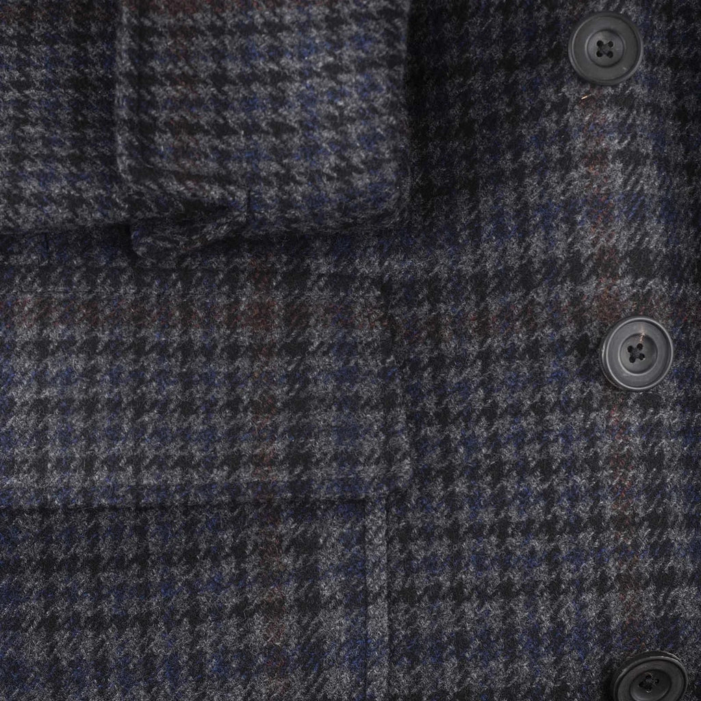 Rubinacci - Cashmere Blend Ulster Coat - Blue/Grey