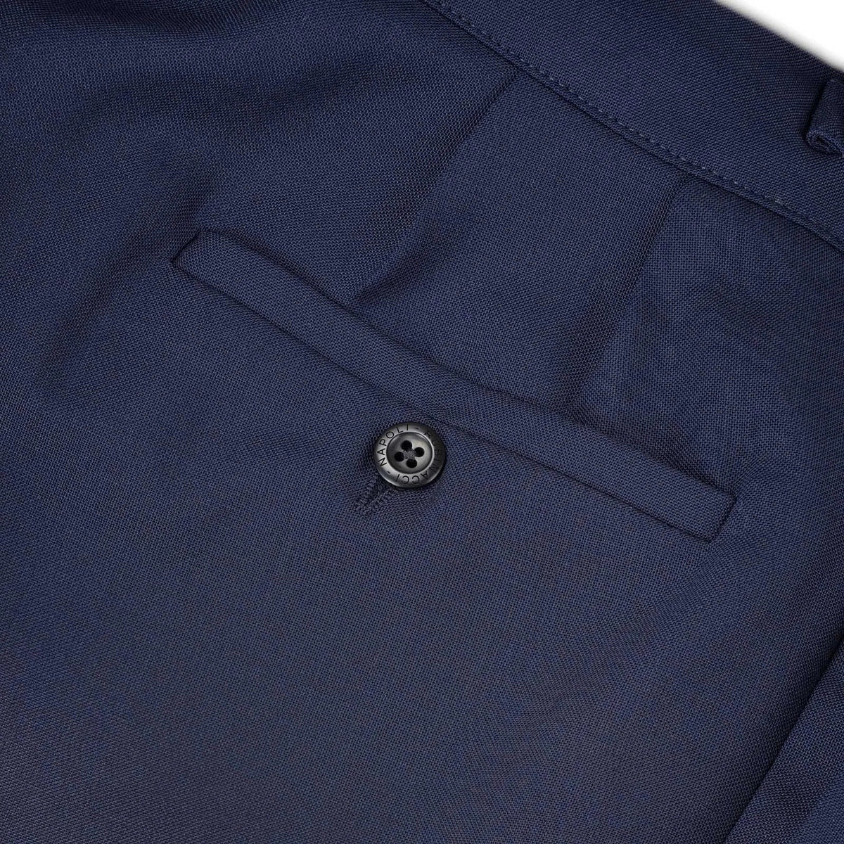 Sprezza X Rubinacci - Fresco Wool Manny Trousers- Navy Blue Sprezza X Rubinacci