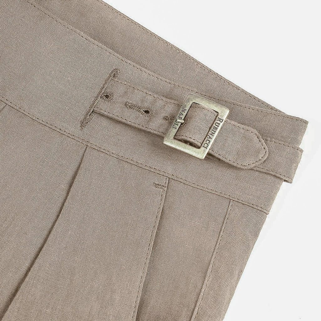 Rubinacci - Cotton Manny Trousers - Taupe (Size 46)