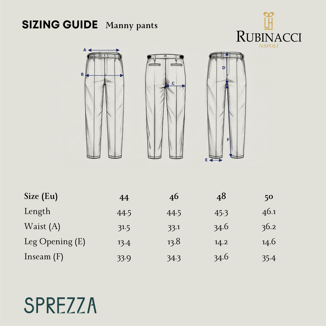 Rubinacci - Cotton Manny Trousers - Olive Green