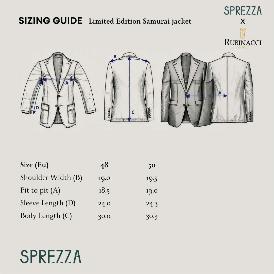 Sprezza X Rubinacci - Pure Cashmere Jacket (Limited Edition) - Midnight Blue Sprezza X Rubinacci