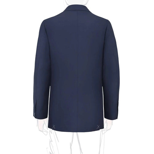 Sprezza X Rubinacci - Fresco Wool Single Breasted Jacket - Navy Blue Sprezza X Rubinacci