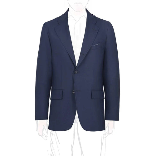 Sprezza X Rubinacci - Fresco Wool Single Breasted Jacket - Navy Blue Sprezza X Rubinacci