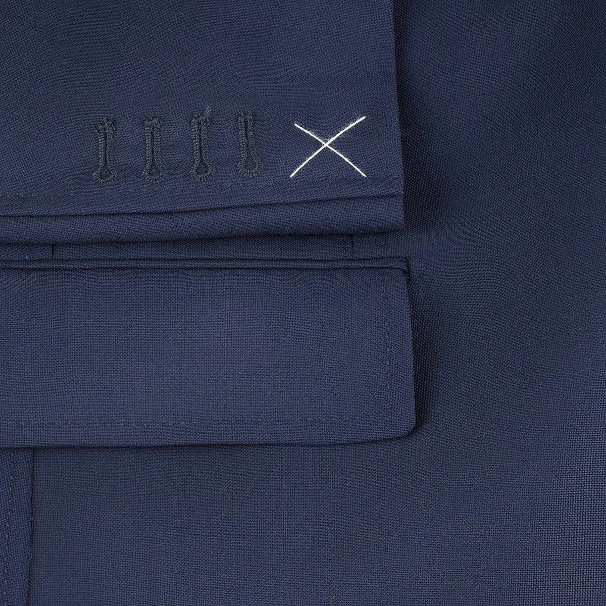Sprezza X Rubinacci - Fresco Wool Double Breasted Jacket - Navy Blue Sprezza X Rubinacci