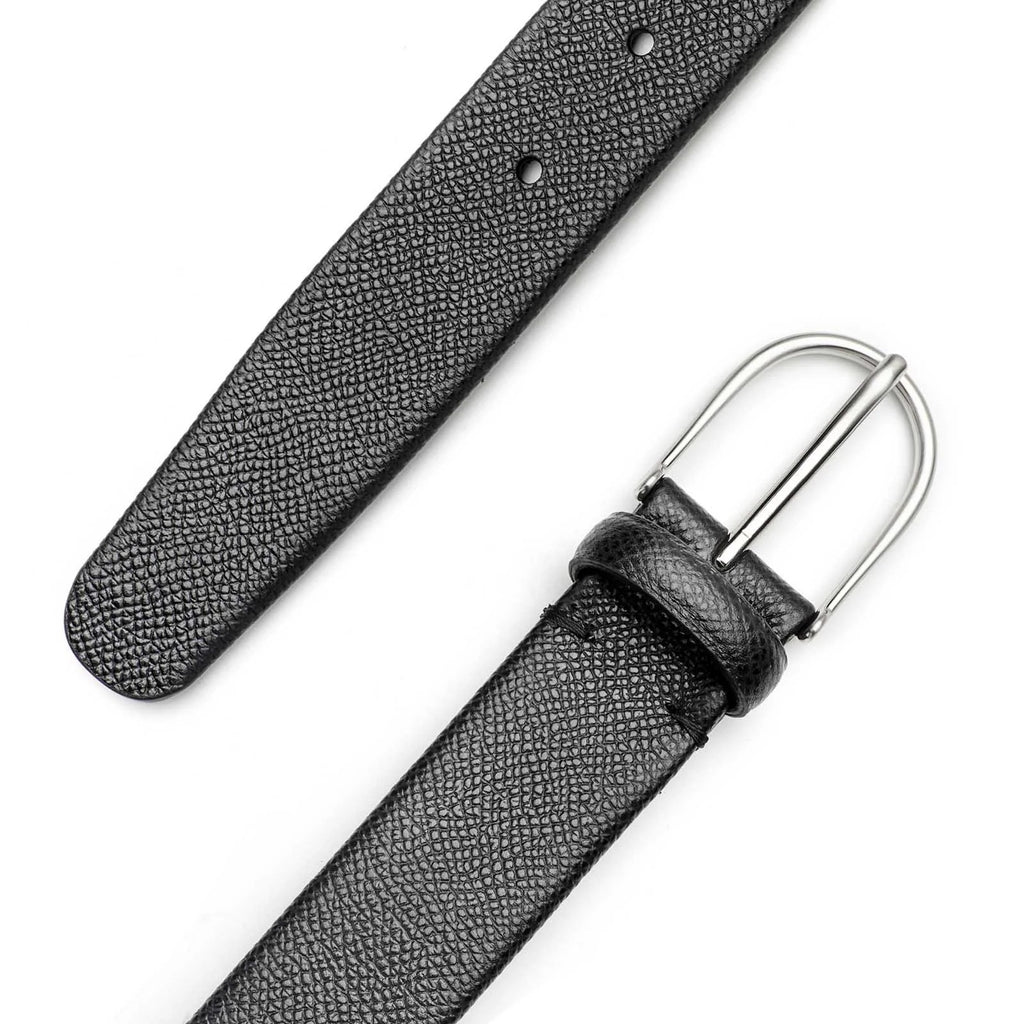 Rubinacci - Alpline Print Tubular Belt - Black - Size 85