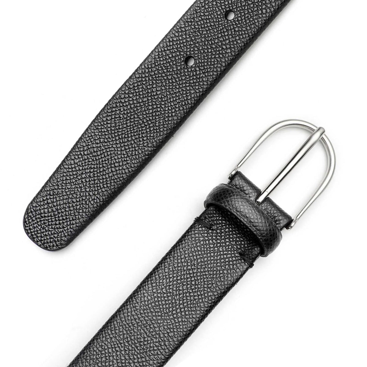 Rubinacci - Alpline Print Tubular Belt - Black - Size 85 Rubinacci
