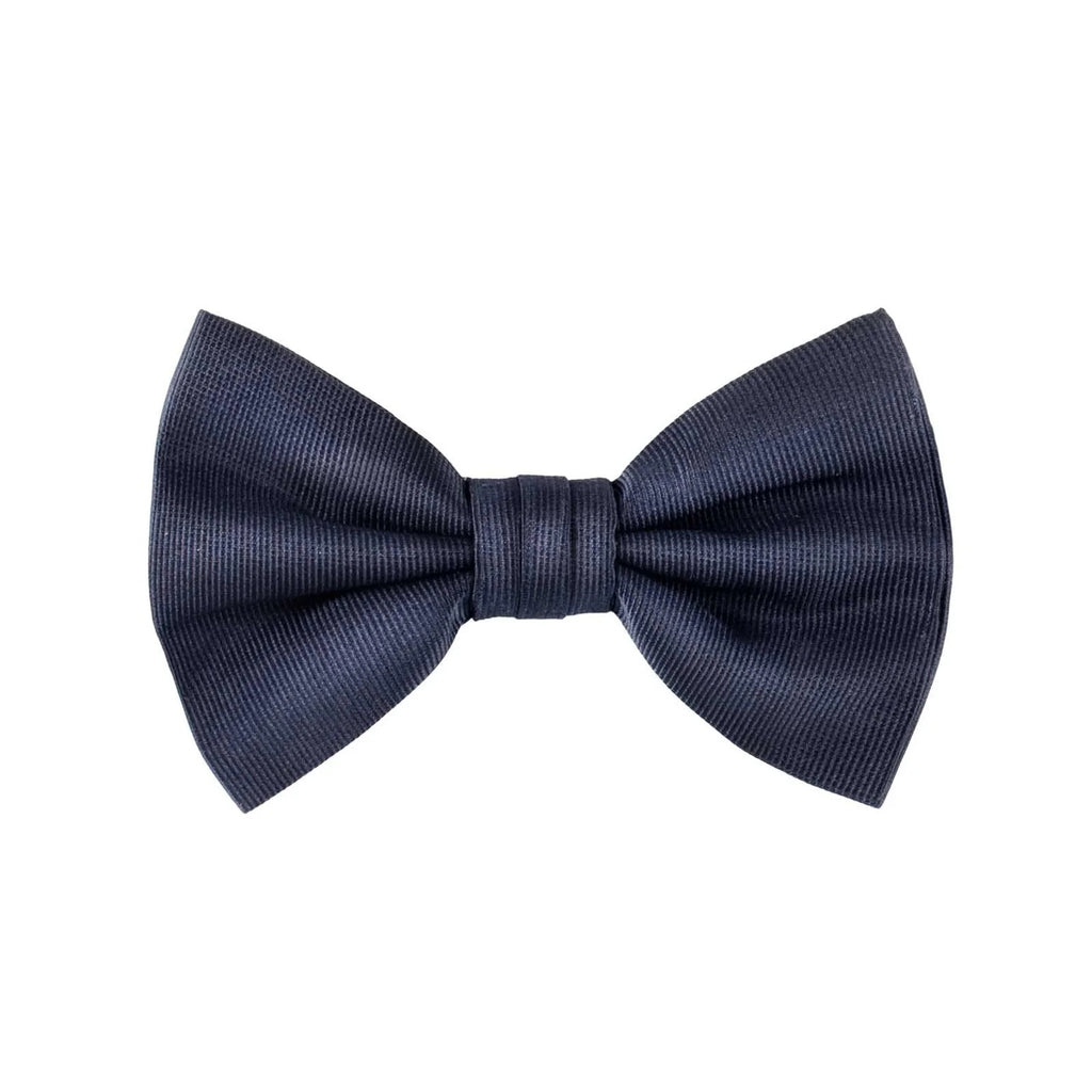 Rubinacci - Blue Grosgrain Silk Pre-Tied Bow Tie