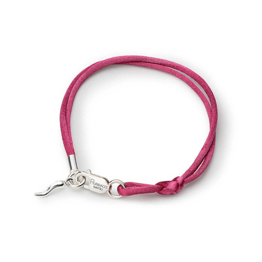 Lilac Cyclamen Silk Bracelet