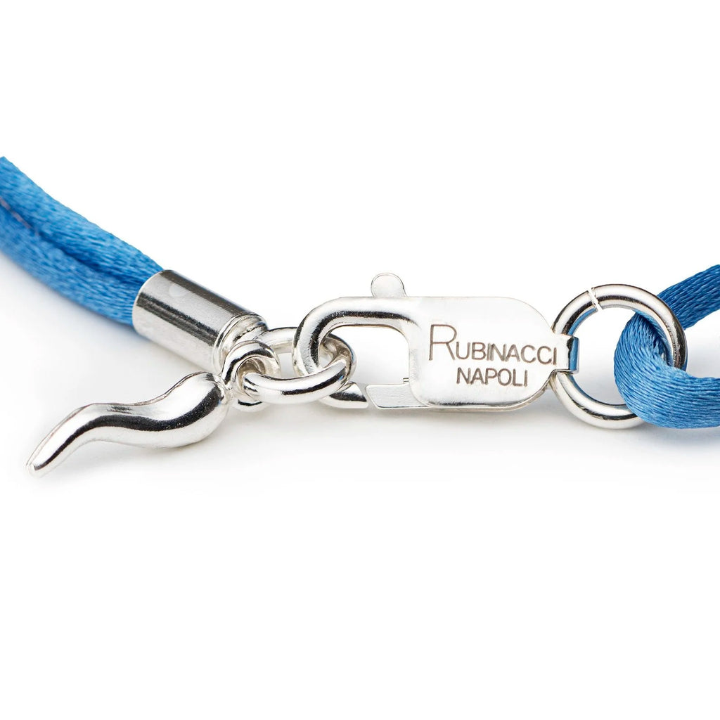 Light Blue Silk Bracelet