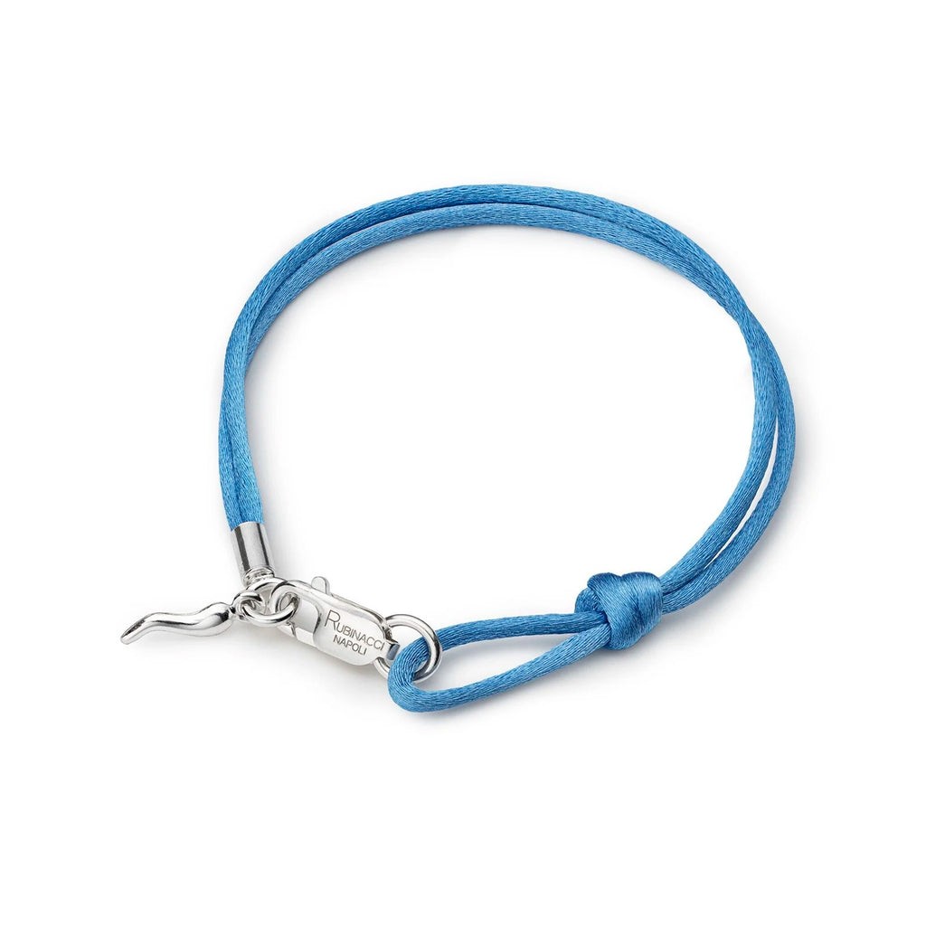 Light Blue Silk Bracelet
