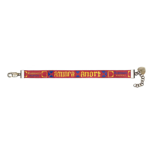Amor Red Yellow Silk Bracelet