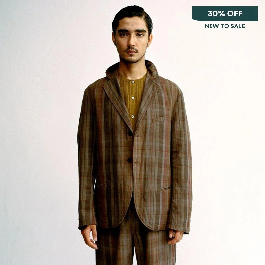 ITOH - Overdyed Classic Handwoven Cotton Jacket - Carom