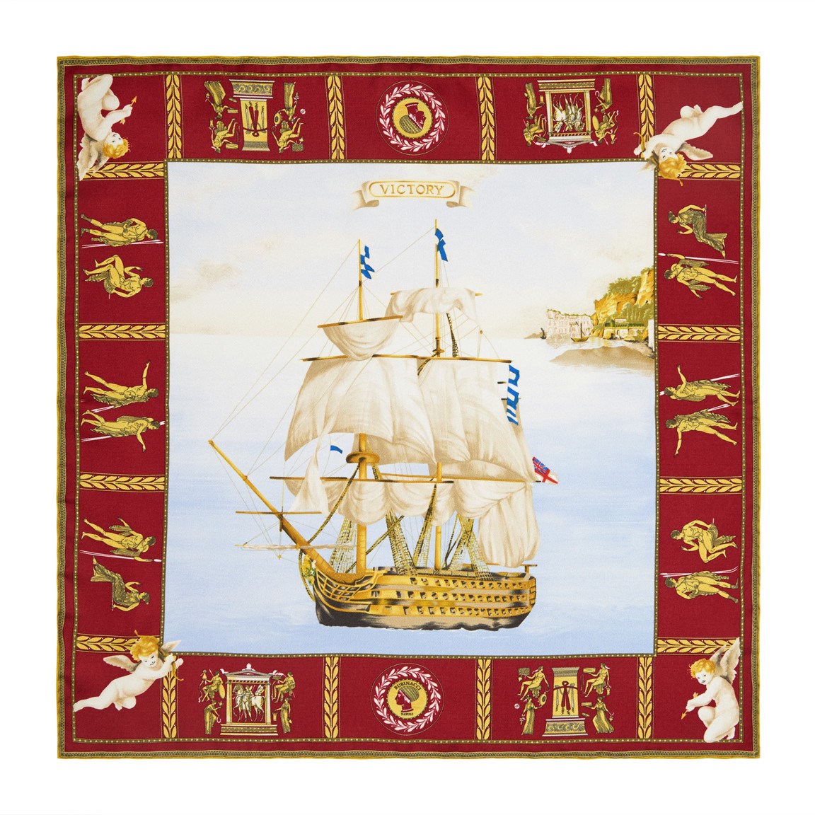 Rubinacci - Victory Bordeaux Pocket Square