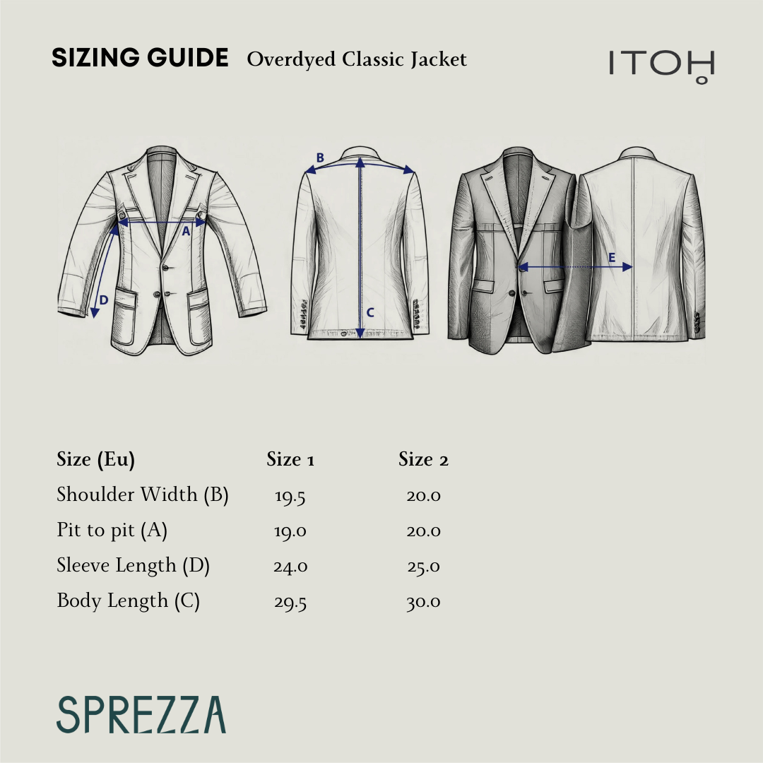 ITOH - Overdyed Classic Handwoven Cotton Jacket - Carom ITOH