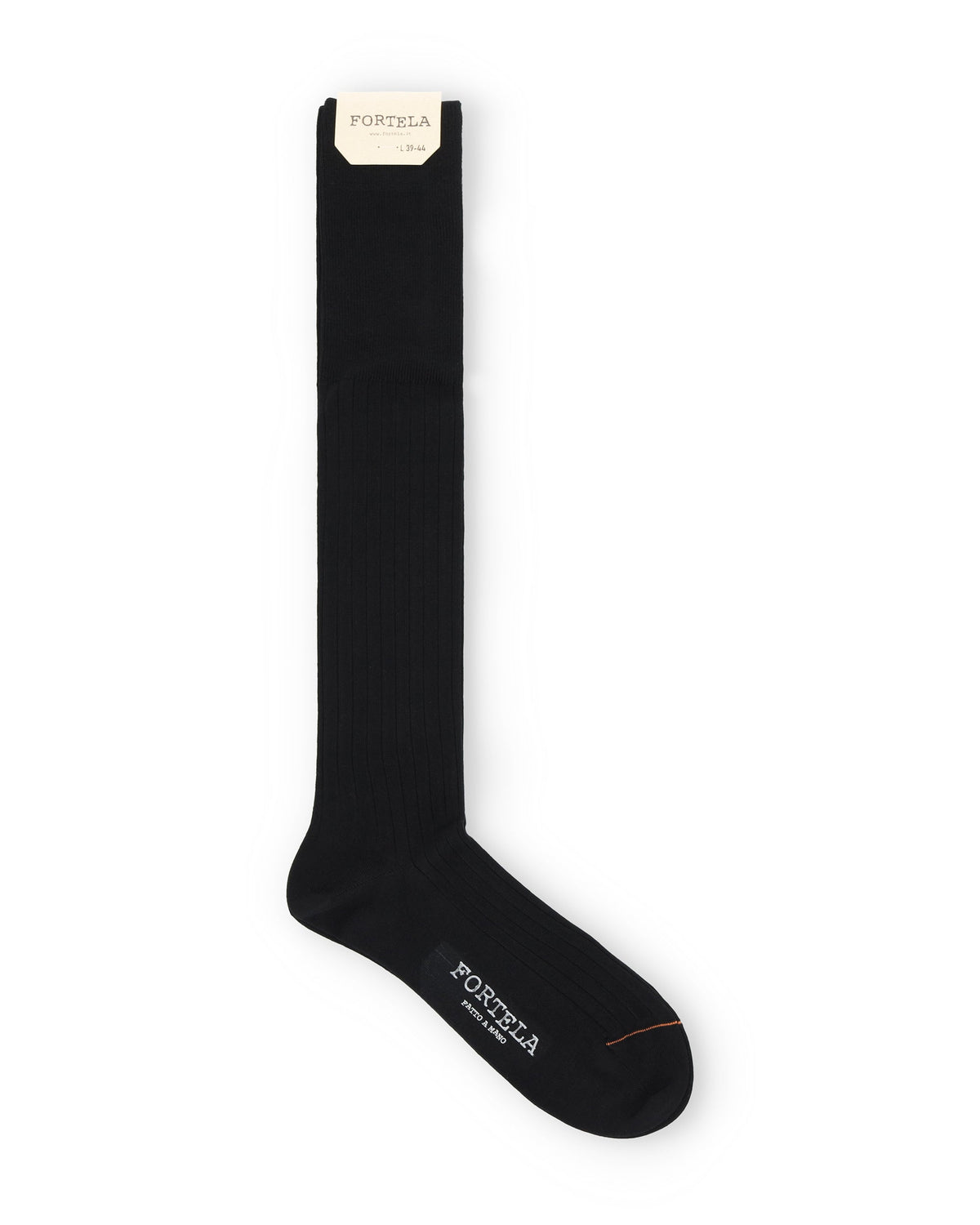 Fortela -  Socks Lisle Cotton - Black Fortela