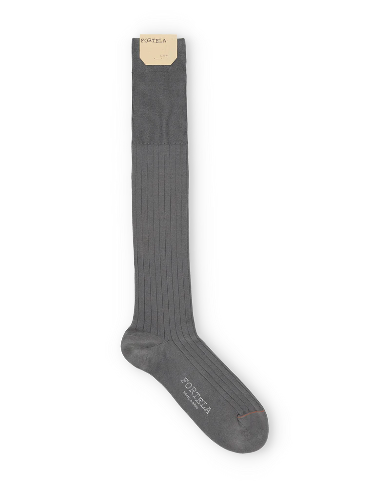 Fortela - Socks Lisle Cotton - Grey (Grigioch1)