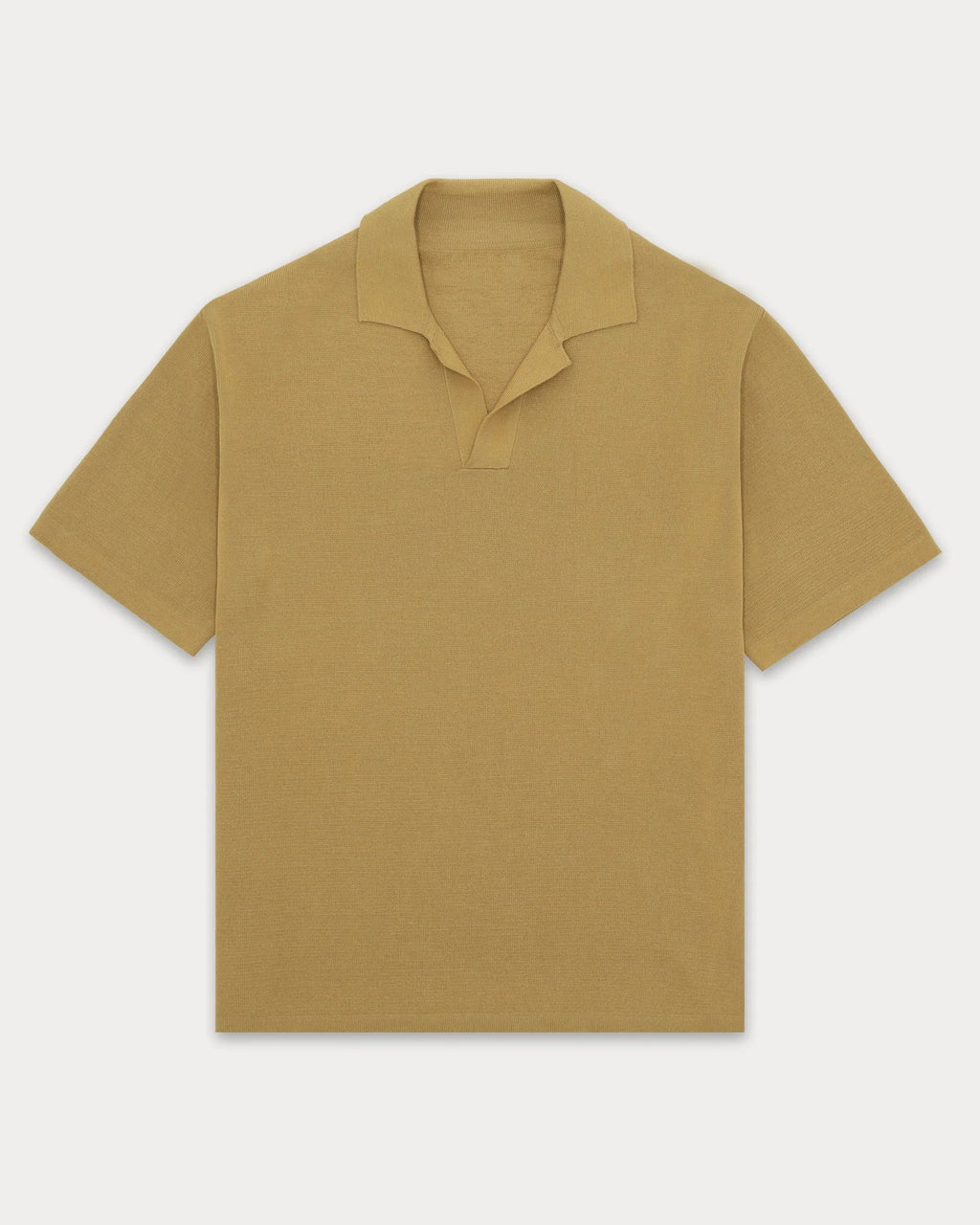 Fortela - Adrien Cotton Knit V-Neck Polo Fortela