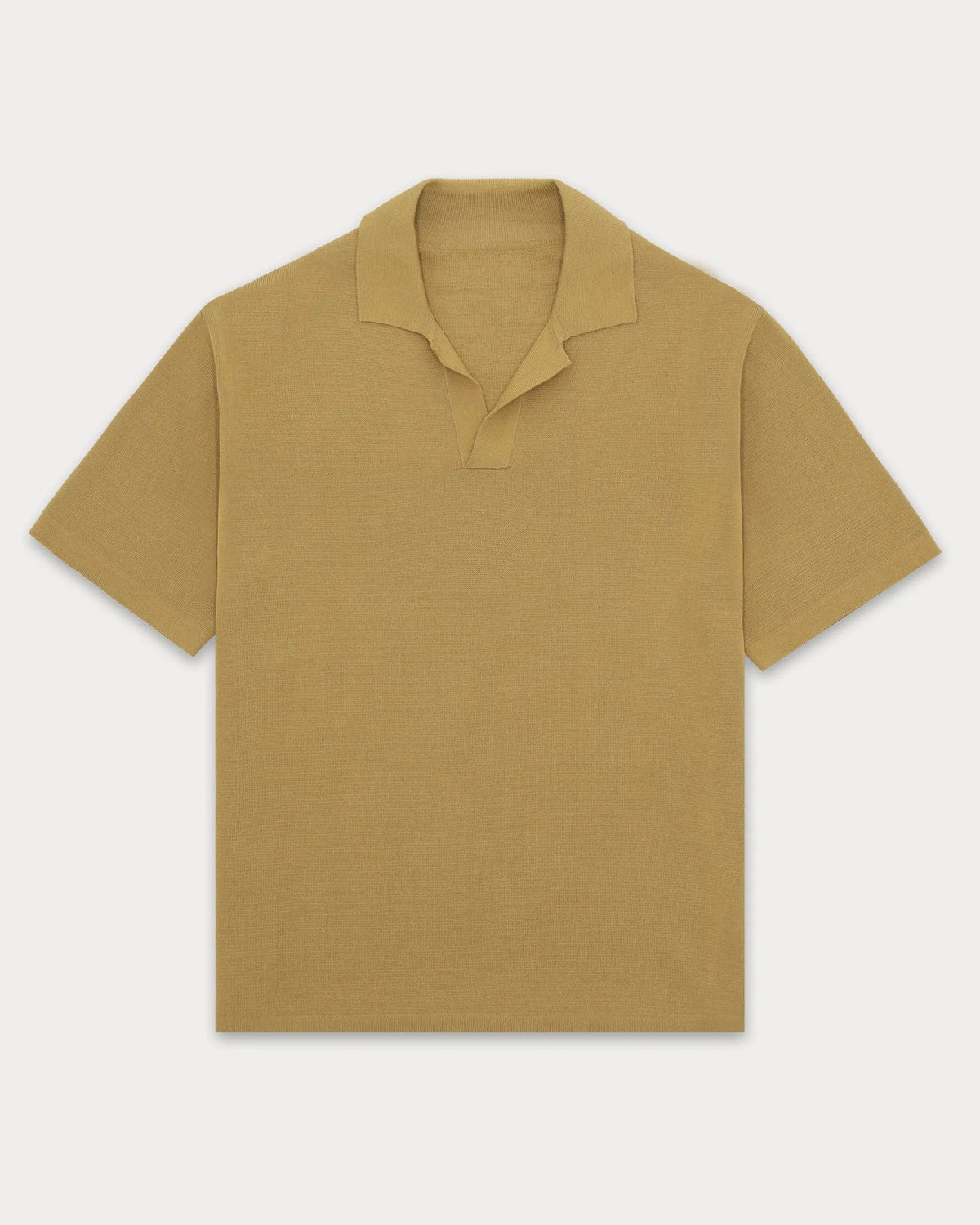 Fortela - Adrien Cotton Knit V-Neck Polo Fortela