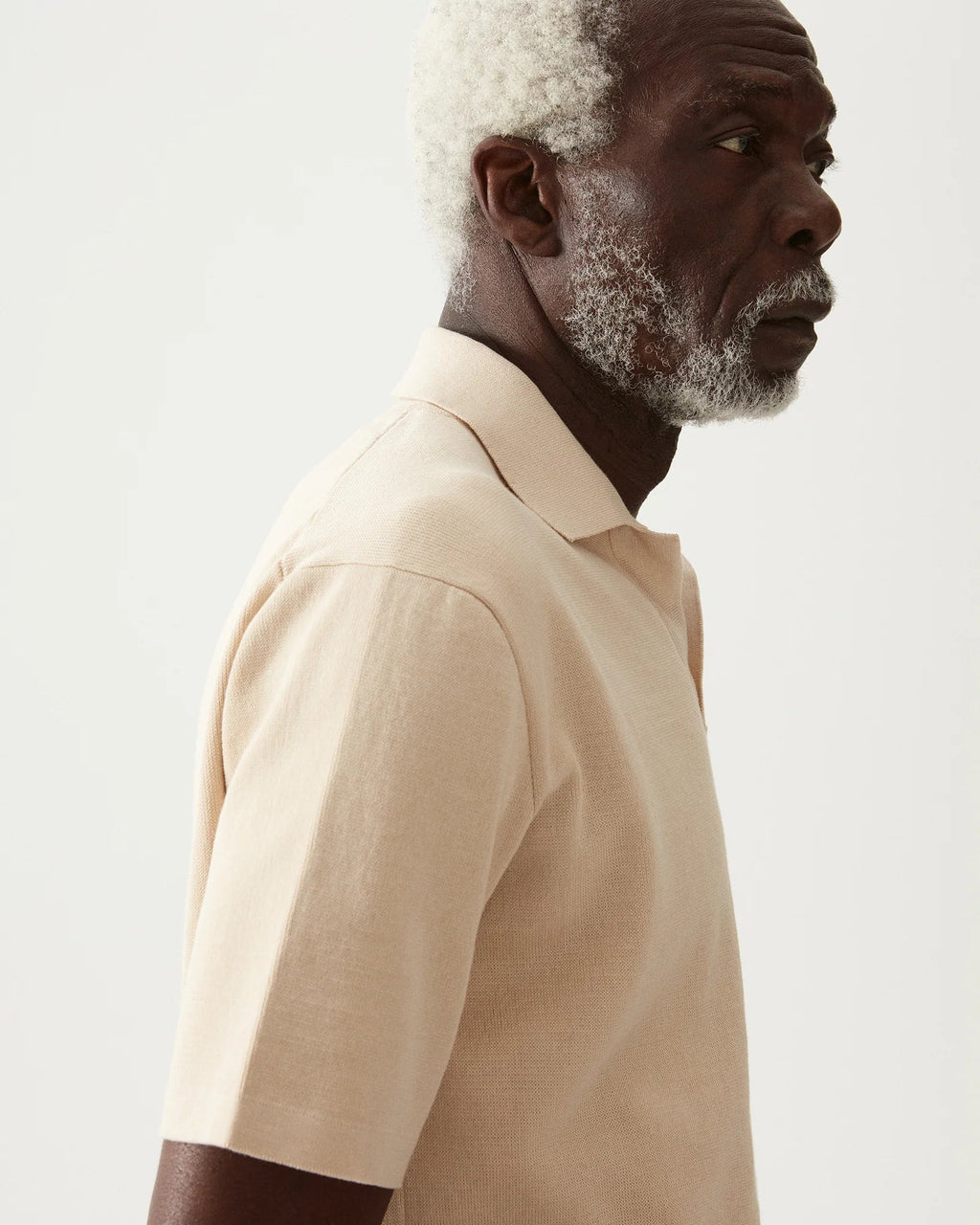Fortela - Adrien Cotton Knit V-Neck Polo Fortela