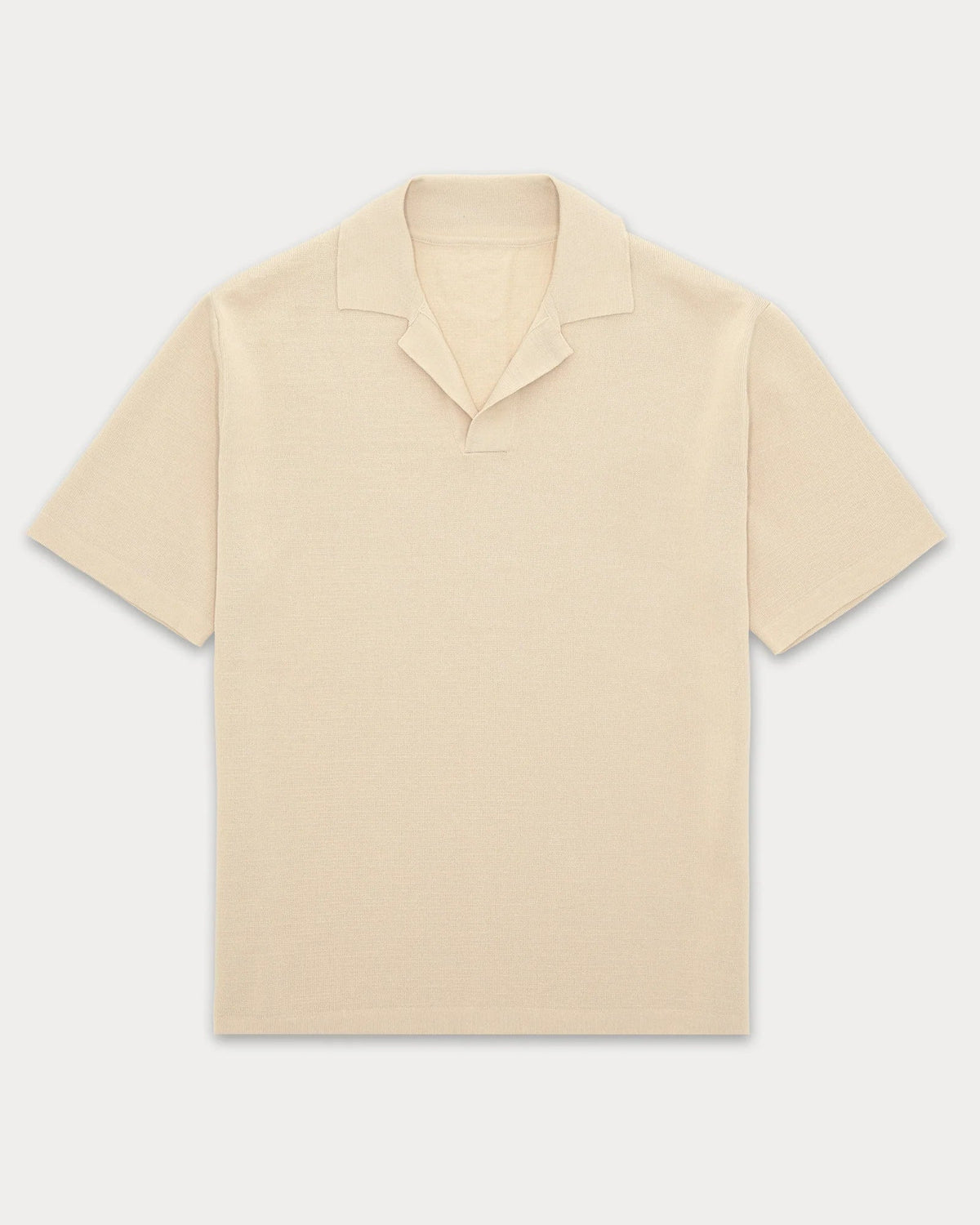Fortela - Adrien Cotton Knit V-Neck Polo Fortela