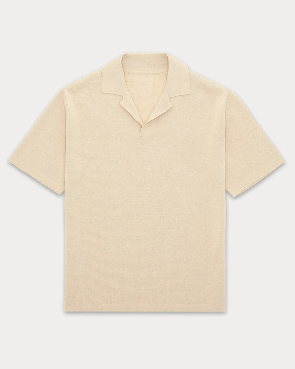 Fortela - Adrien Cotton Knit V-Neck Polo Fortela