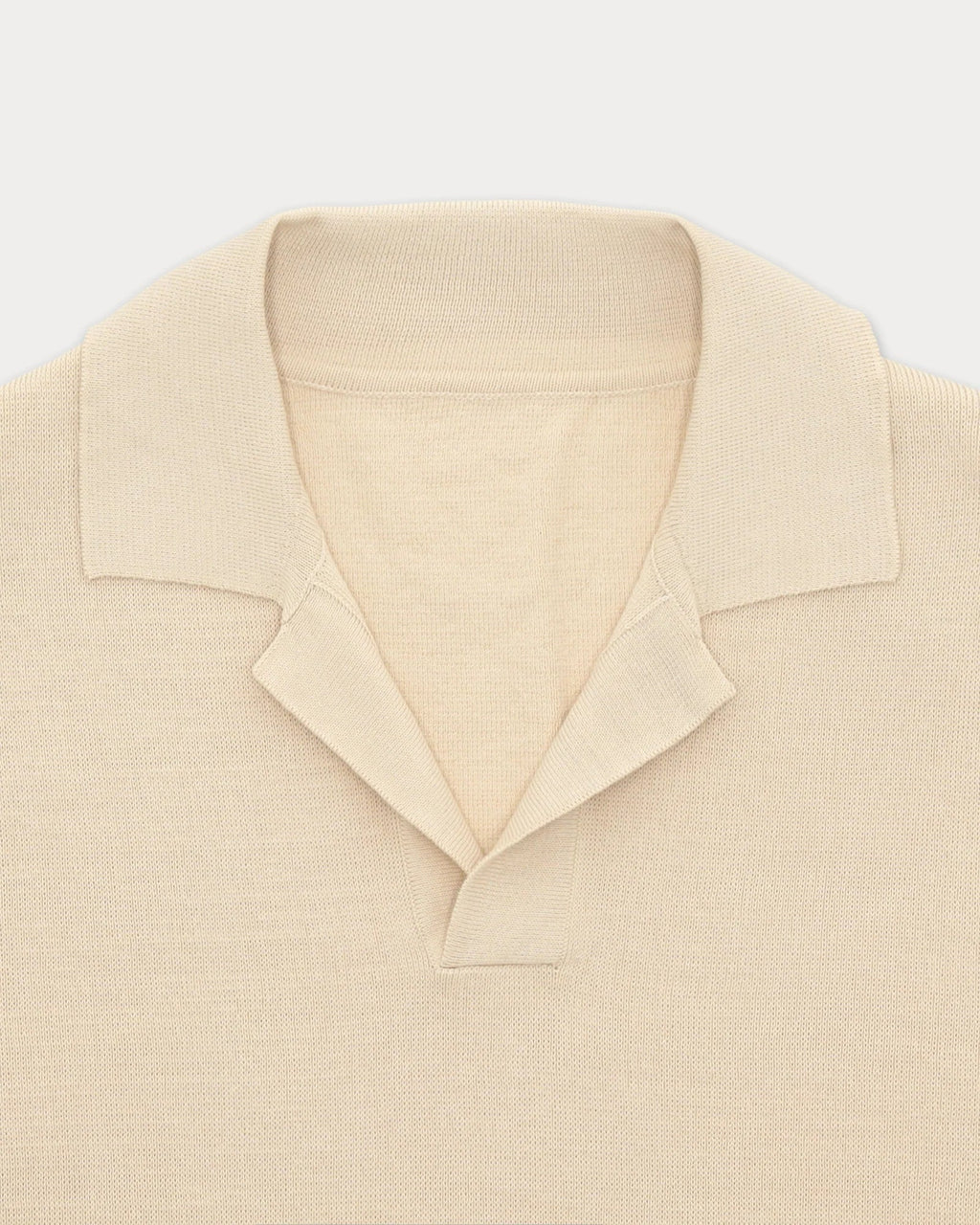 Fortela - Adrien Cotton Knit V-Neck Polo Fortela