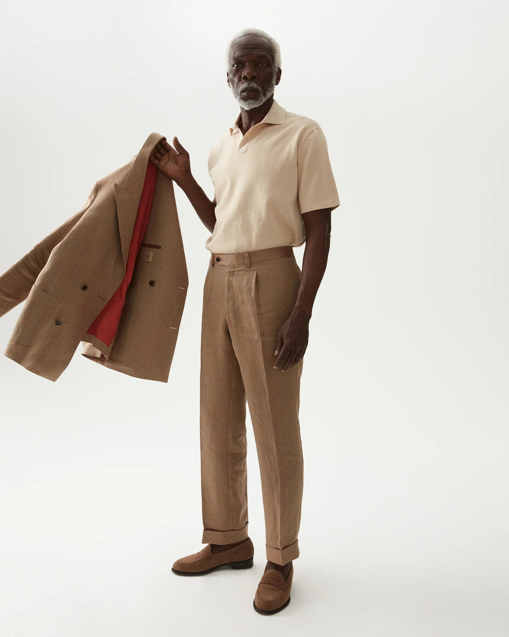 Fortela - Adrien Cotton Knit V-Neck Polo Fortela