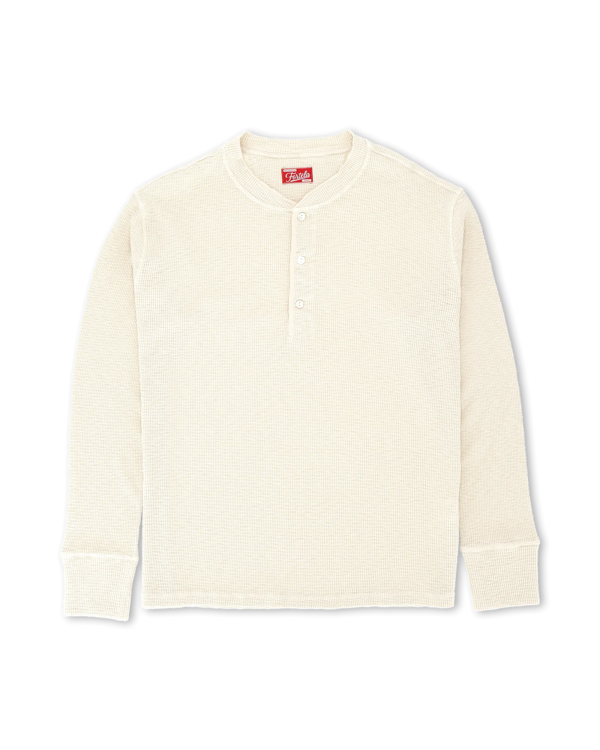 Fortela - Amish-CDX55 Waffle Jersey - Offwhite Fortela