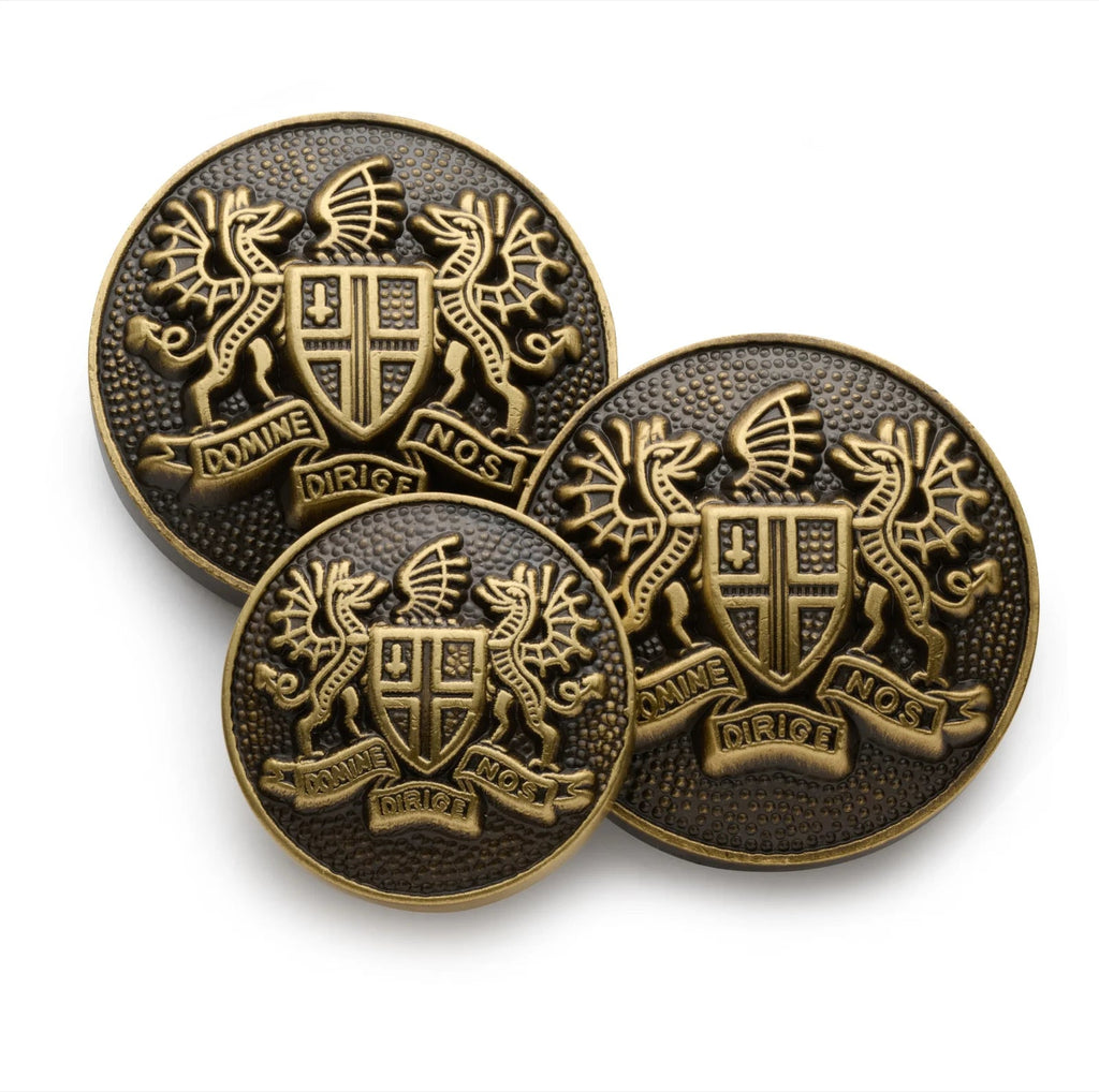 Benson & Clegg - City Of London Blazer Button Set In Bronze (Double Breasted) Benson & Clegg