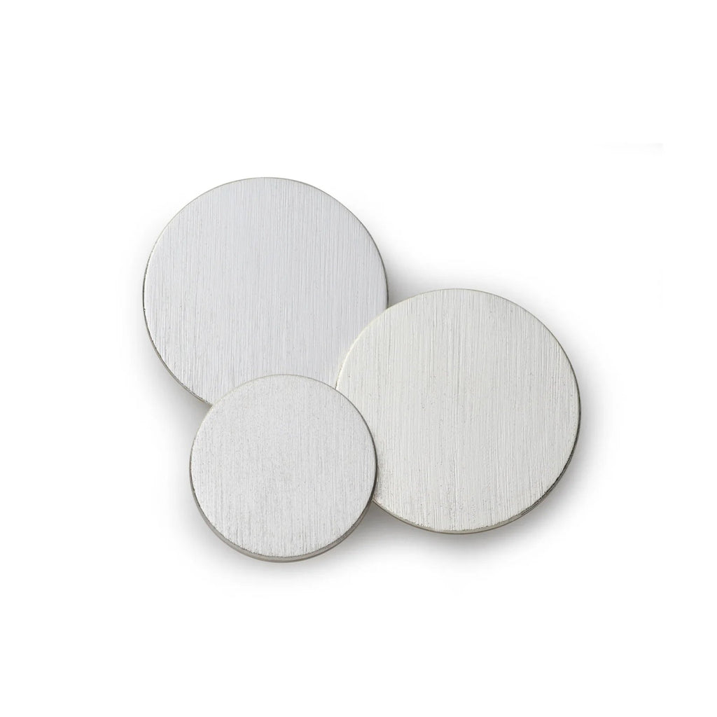 Benson & Clegg - Brushed Silver Blazer Button (Single Breasted) Benson & Clegg