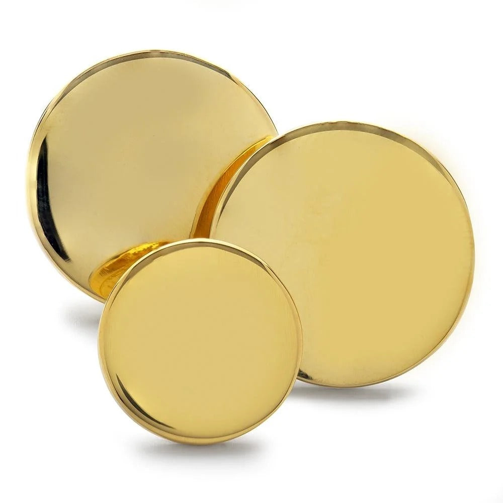 Benson & Clegg - Polished Brass Blazer Button Set (Single Breasted)