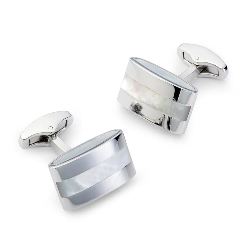 Benson & Clegg - Contemporary Mother Of Pearl Cufflinks