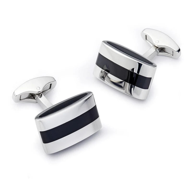 Benson & Clegg - Contemporary Onyx Cufflinks