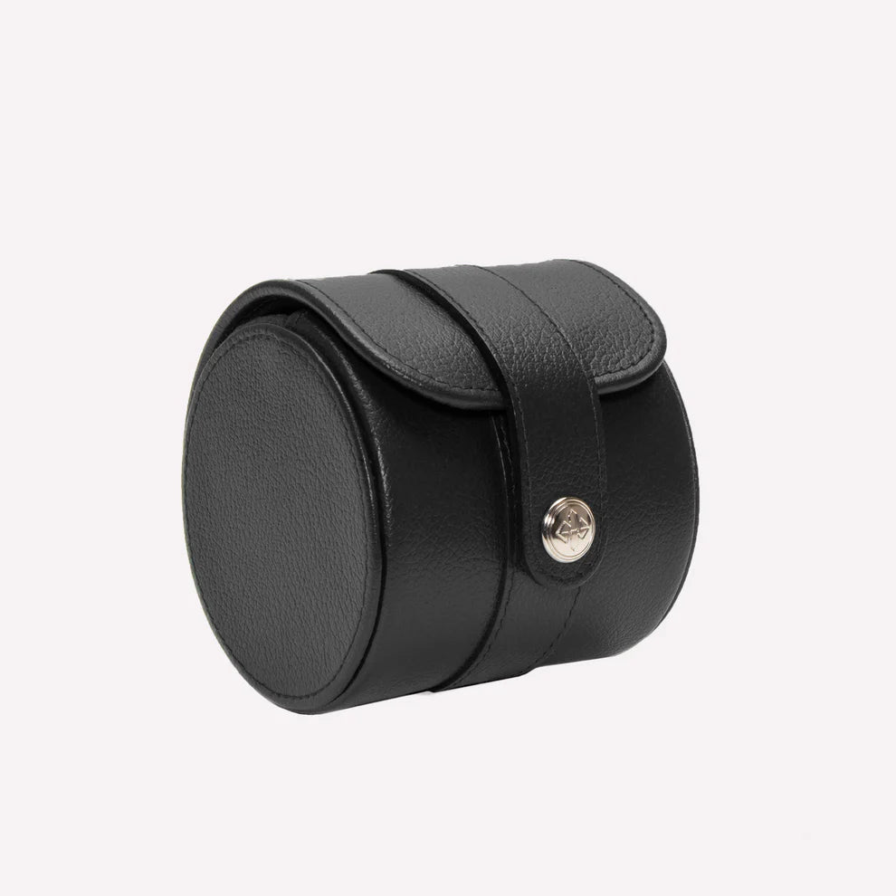Ettinger - Capra Single Watch Roll - Black Ettinger