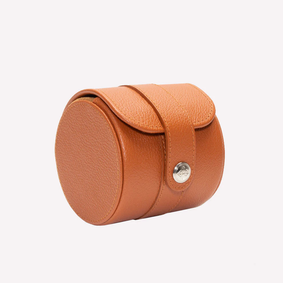 Ettinger - Capra Single Watch Roll - Tan