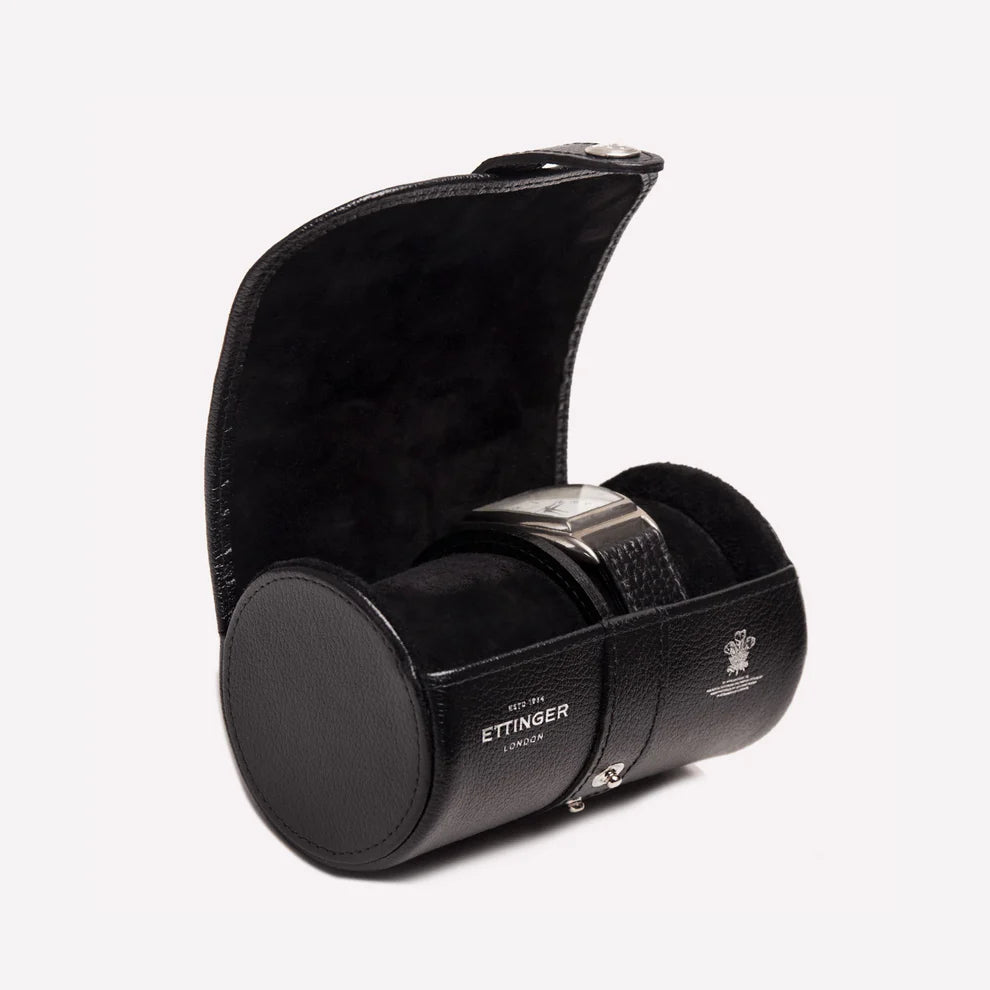 Ettinger - Capra Double Watch Roll - Black Ettinger