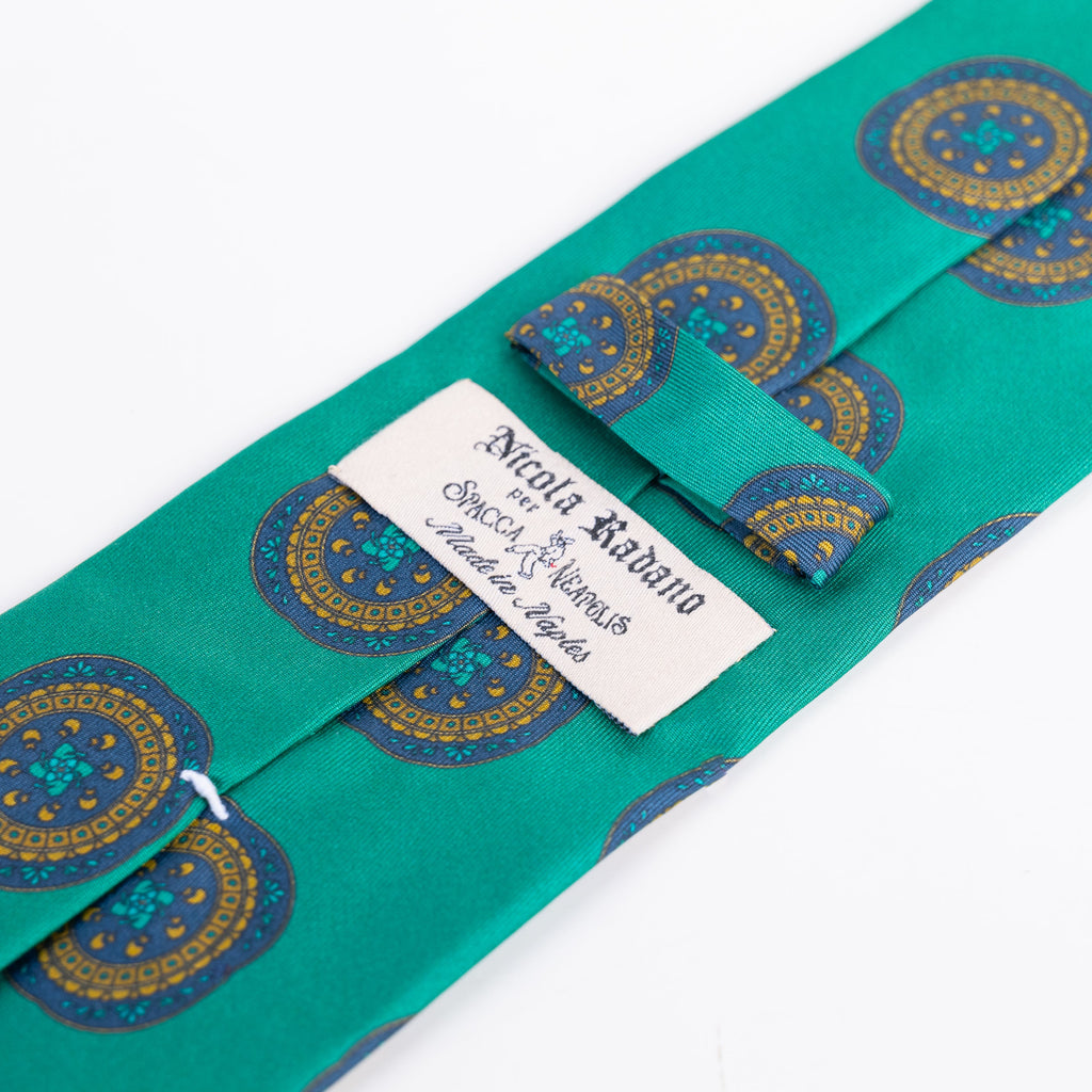 Spacca Neapolis - Green Printed Ties Spacca Neapolis