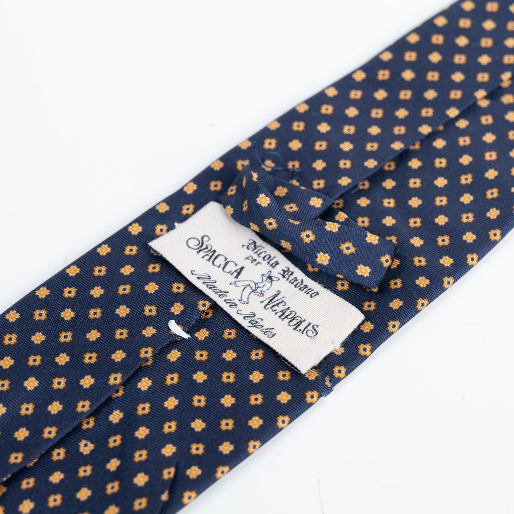Spacca Neapolis -   Silk Small Pattern - Brown/Yellow Spacca Neapolis