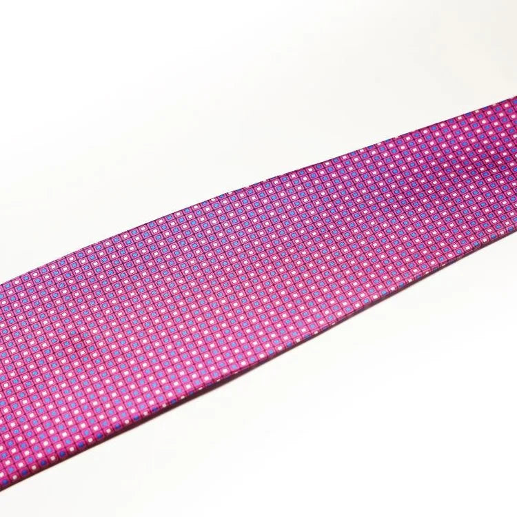 Dolcepunta - Fuchsia Silk Printed Tie Dolcepunta