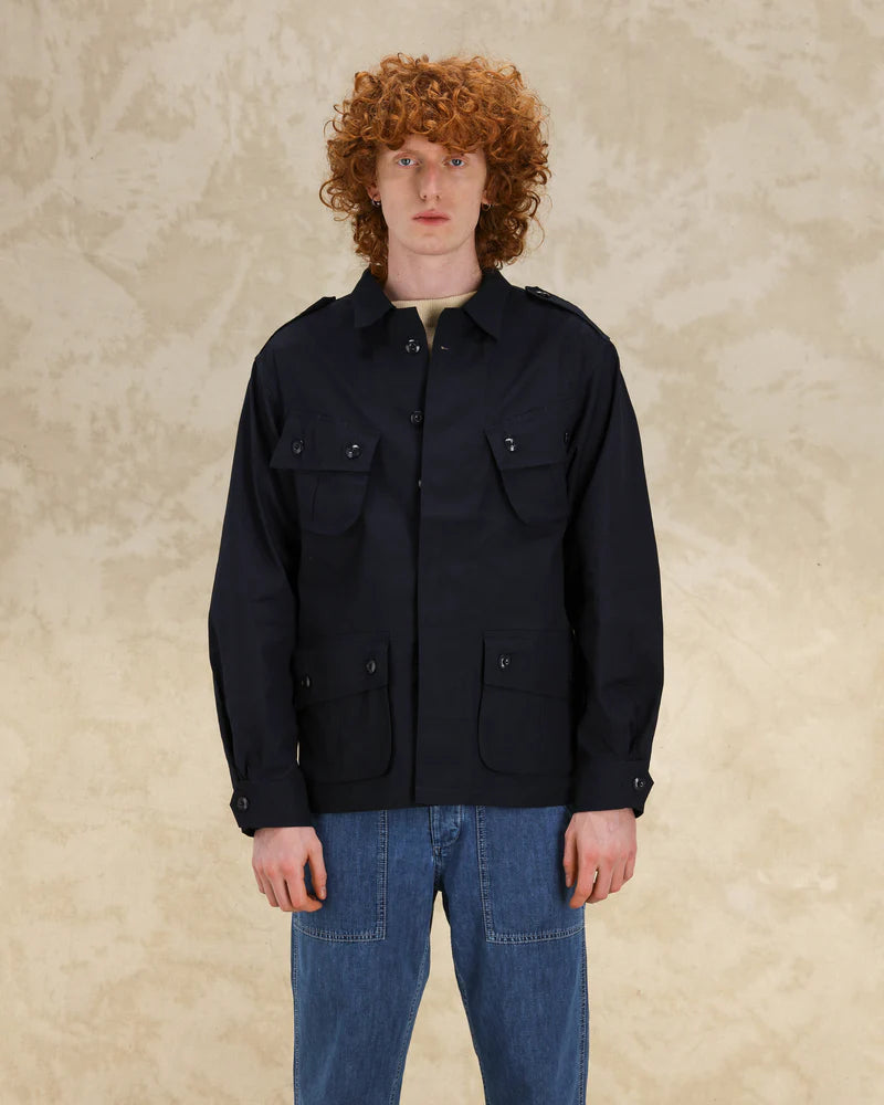 Fortela - Elias Jungle Jacket Cotton - Blue Fortela