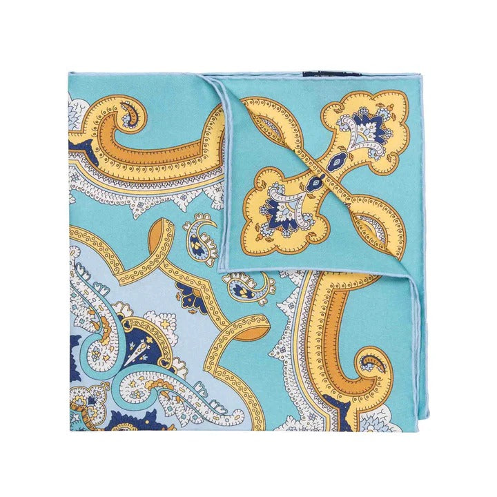 Sera Fine Silk - Plum Etna Pocket Square Sera Fine Silk