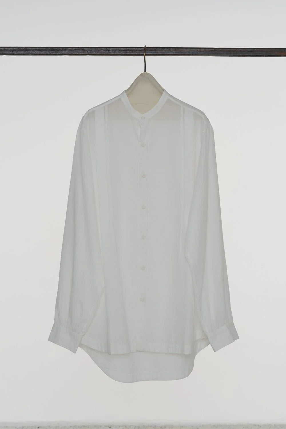 ITOH - Handwoven Front Tuck Cotton Muslin Shirt - White (Size 1)